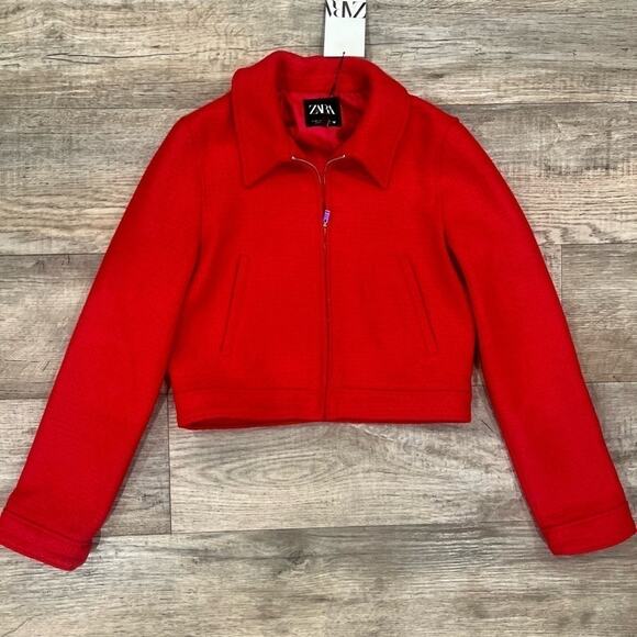 RARE!!! ZARA Wool-Blend Jacket NWT - Picture 15 of 16